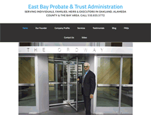 Tablet Screenshot of eastbayprobate.com